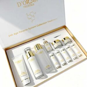 D'Or Skincare Prestige 24k Age Reverse System - White and Gold